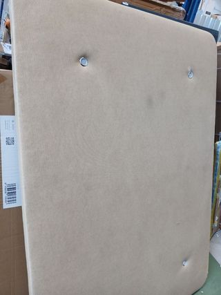 Base tapizada 135x190 beige