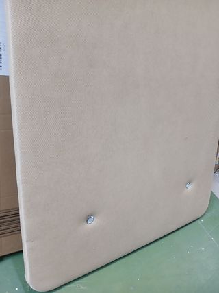 Base tapizada 135x190 beige