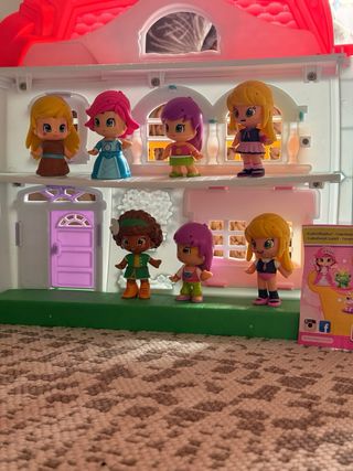 Pin y Pon Casa y Colegio con 7 Muñecas