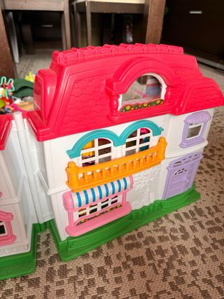 Pin y Pon Casa y Colegio con 7 Muñecas