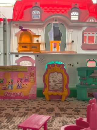 Pin y Pon Casa y Colegio con 7 Muñecas