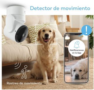 Garza Camara Vigilancia WiFi Interior 360º IA 2.4