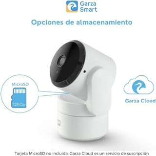Garza Camara Vigilancia WiFi Interior 360º IA 2.4