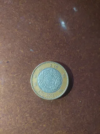 Moneda Antigua Mexicana 2001