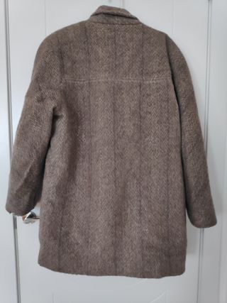 Abrigo Vintage Cruzado Llama Blend