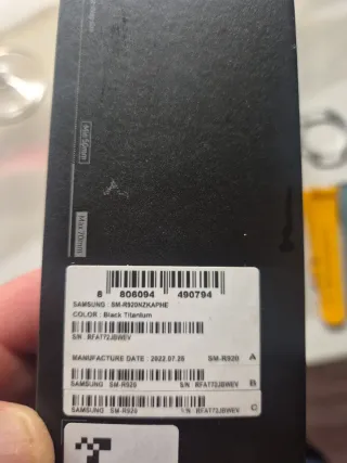 Samsung Galaxy Watch 5 Pro Negro/Amarillo