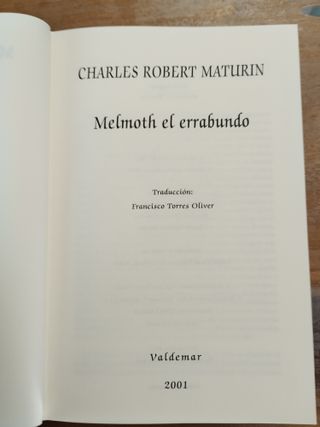 Melmoth el errabundo