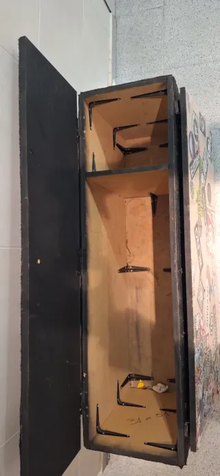 Baúl para camper - Negro y Multicolor