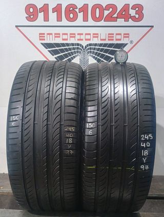 245 40 18 Y PIRELLI RUEDA AL 90% VIDA UTIL