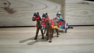 Cuadriga Romana Playmobil con Caballero