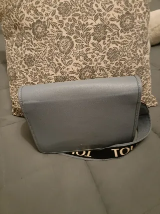 Bolso Tous Azul y Negro.Hombro y bandolera