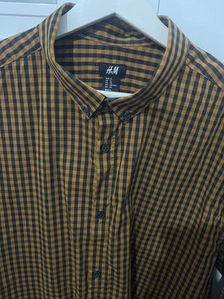 Camisa H&M cuadros XL