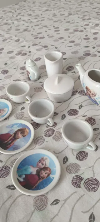 Juego de té Frozen porcelana juguete