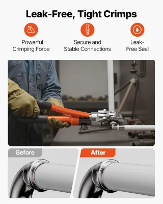 Pinza Crimpatura Idraulica per Tubi in Alluminio