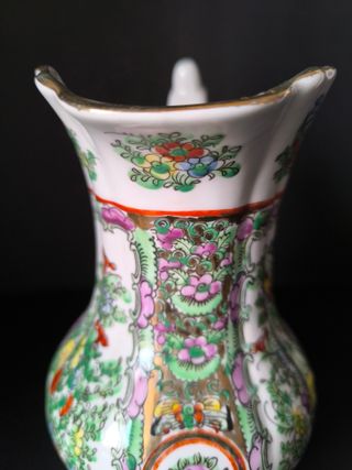 Jarra Rosa Mandarim Macau Porcelana