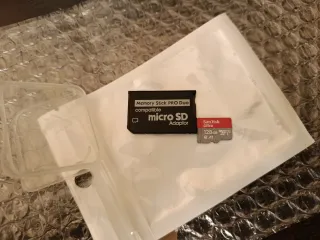 Psp tarjeta Micro SD 128GB SanDisk Adaptador PSP