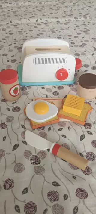 Set Desayuno Juguete Madera