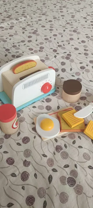 Set Desayuno Juguete Madera