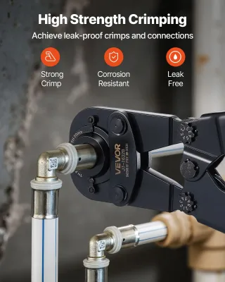 Pinza Crimpatrice Tubi Ganasce PEX in Alluminio