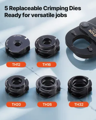 Pinza Crimpatrice Tubi Ganasce PEX in Alluminio