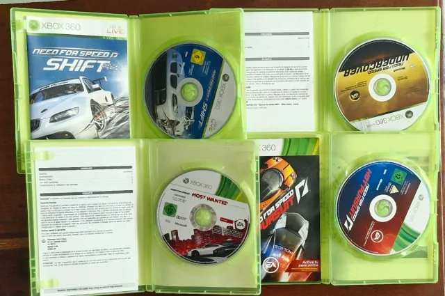 🇪🇦 Lote 4 juegos Need for Speed Xbox 360