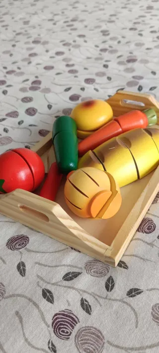 Set Verduras Madera Juguete Eichhorn