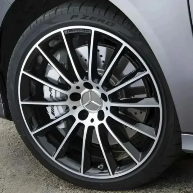 4 TAPAS BUJE CENTROS RUEDAS LLANTAS MERCEDES 75MM