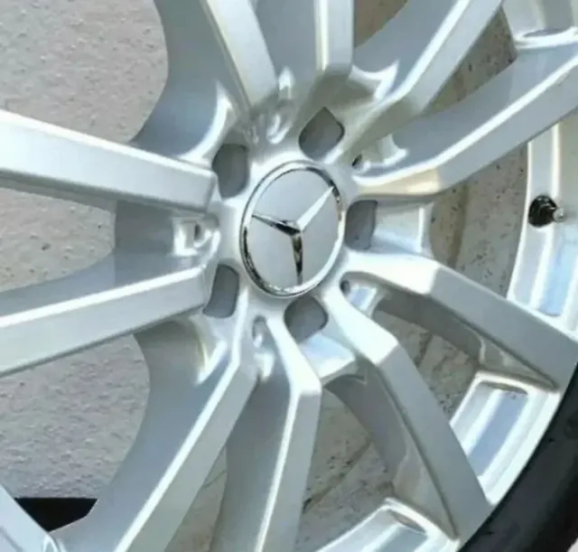 4 TAPAS BUJE CENTROS RUEDAS LLANTAS MERCEDES 75MM
