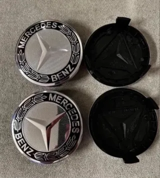 4 TAPABUJES CENTROS RUEDA LLANTA UNIVERSALES 75MM