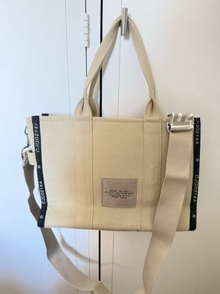 Mala Marc Jacobs Tote Bag Bege e Preta