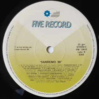 Sanremo 90 LP 12" 33 Giri 1990