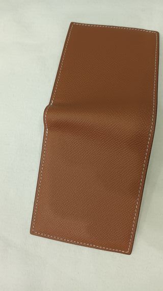 Portafoglio portacarte Hermès Uomo in Pelle beige