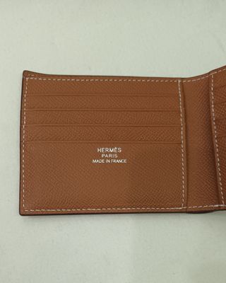 Portafoglio portacarte Hermès Uomo in Pelle beige