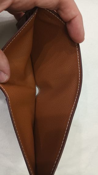 Portafoglio portacarte Hermès Uomo in Pelle beige