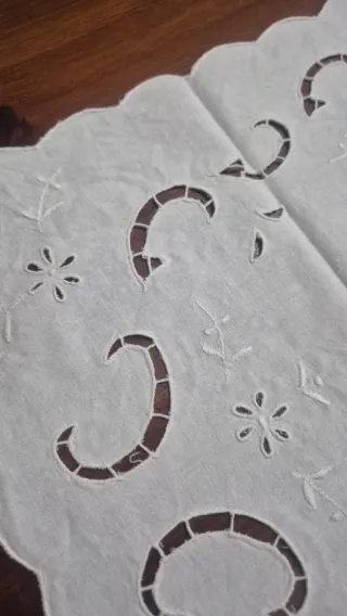 Runner Centrotavola 100% Cotone Bianco