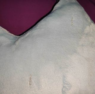 Cojines Terciopelo Corona Rosa y Azul