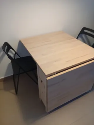 Mesa plegable madera IKEA NORDEN