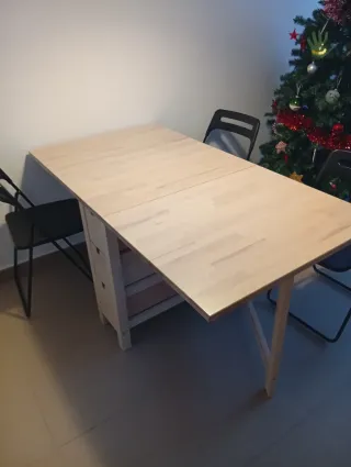 Mesa plegable madera IKEA NORDEN