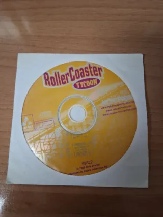 RollerCoaster Tycoon PC CD 1999 Chris Sawyer