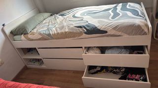 Cama IKEA Slakt con cajones