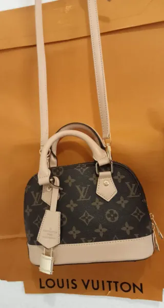 Bolso LV Beige y Marrón