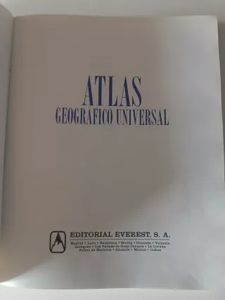 Atlas geográfico universal (Spanish Edition)