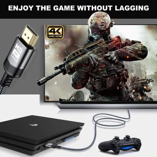 Cable HDMI 4K de 1 m, 3D, HDCP 2.2 ARC compatible