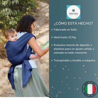 Fular Portabebe (100% Made In Italy) Con 2 BABEROS