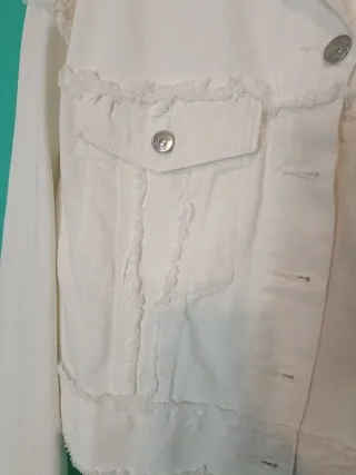 Chaqueta vaquera blanca H&M