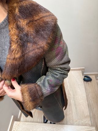 Abrigo Custo Barcelona Talla M Multicolor