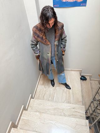 Abrigo Custo Barcelona Talla M Multicolor