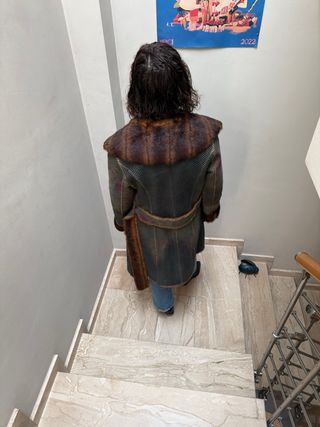 Abrigo Custo Barcelona Talla M Multicolor