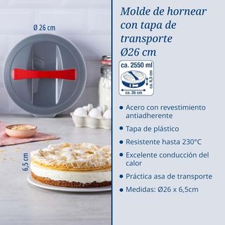 Dr. Oetker Bake&Go Molde Hornear Redondo Desmontab