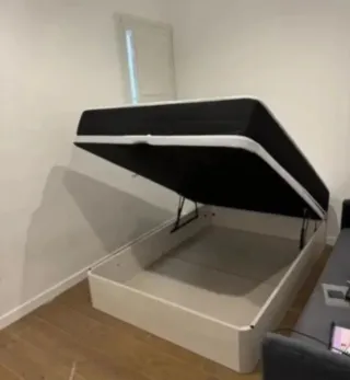 Canapé abatible con colchón